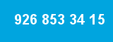 926 853 34 15